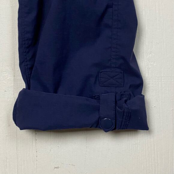 Duluth Trading Co. Navy Blue Nylon Stretch Cargo Pants Size 14 - Picture 7 of 10